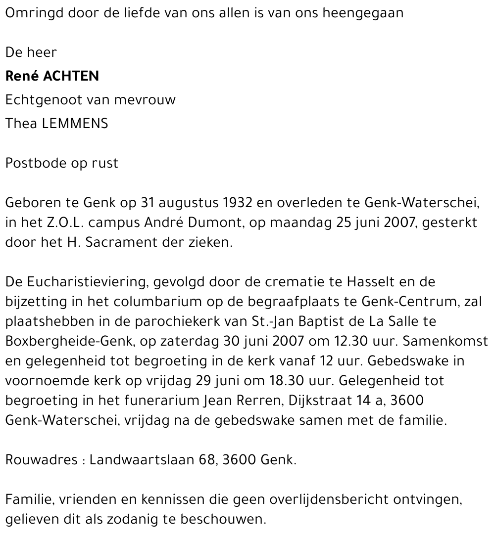 René ACHTEN