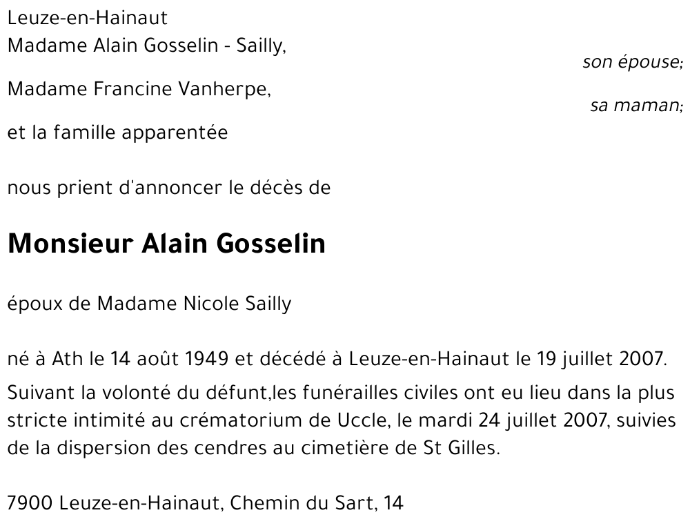 Alain Gosselin