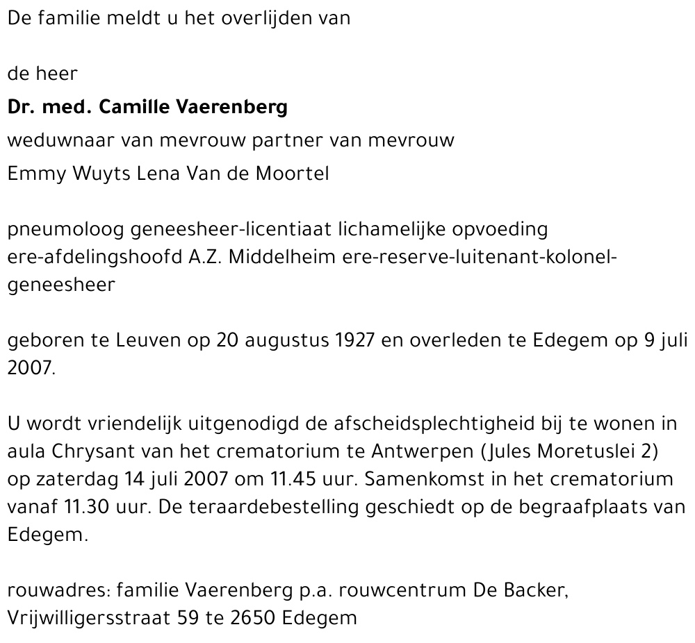 Camille Vaerenberg