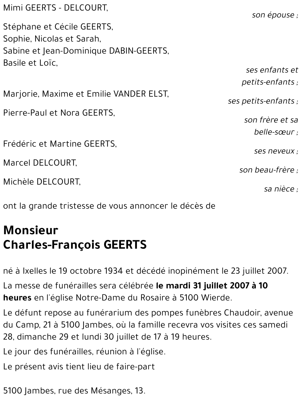 Charles-François GEERTS