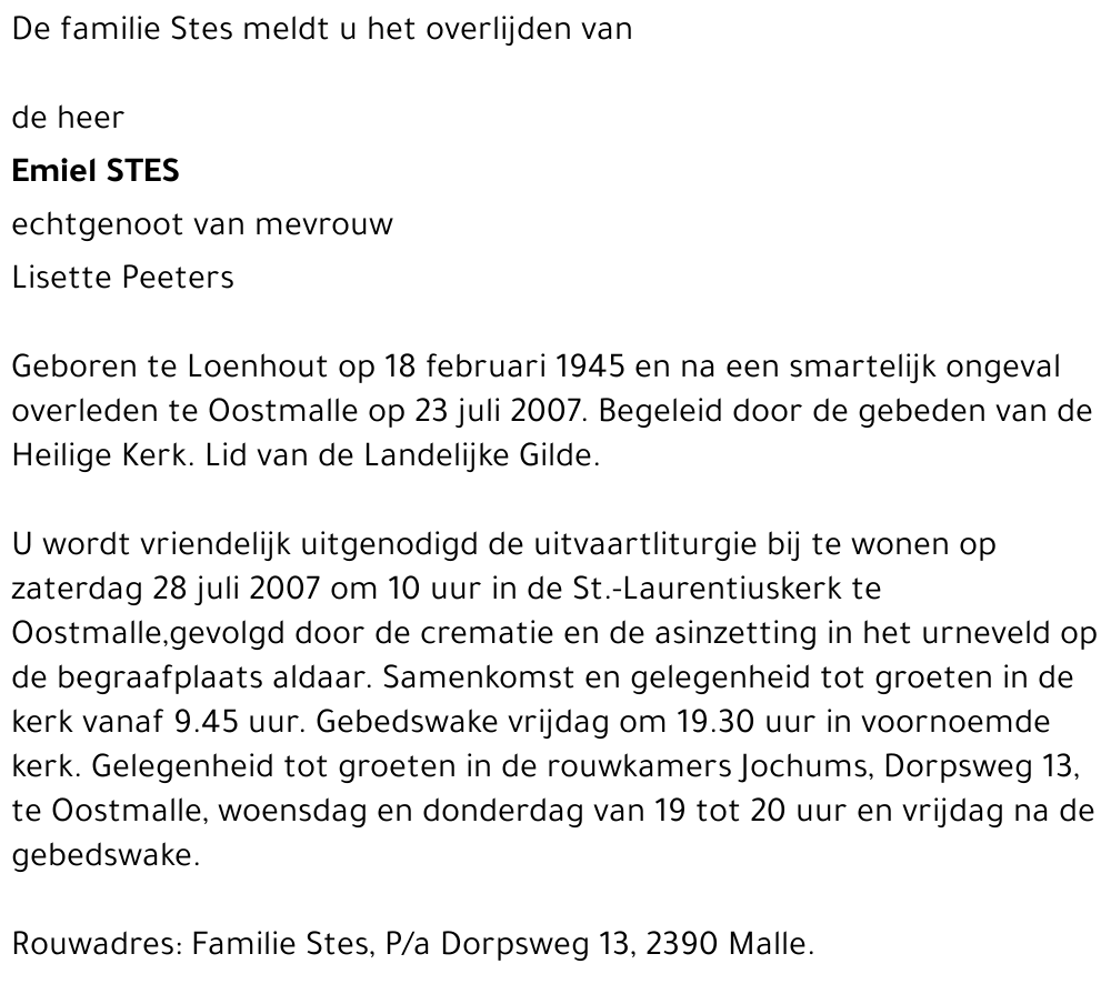 Emiel Stes