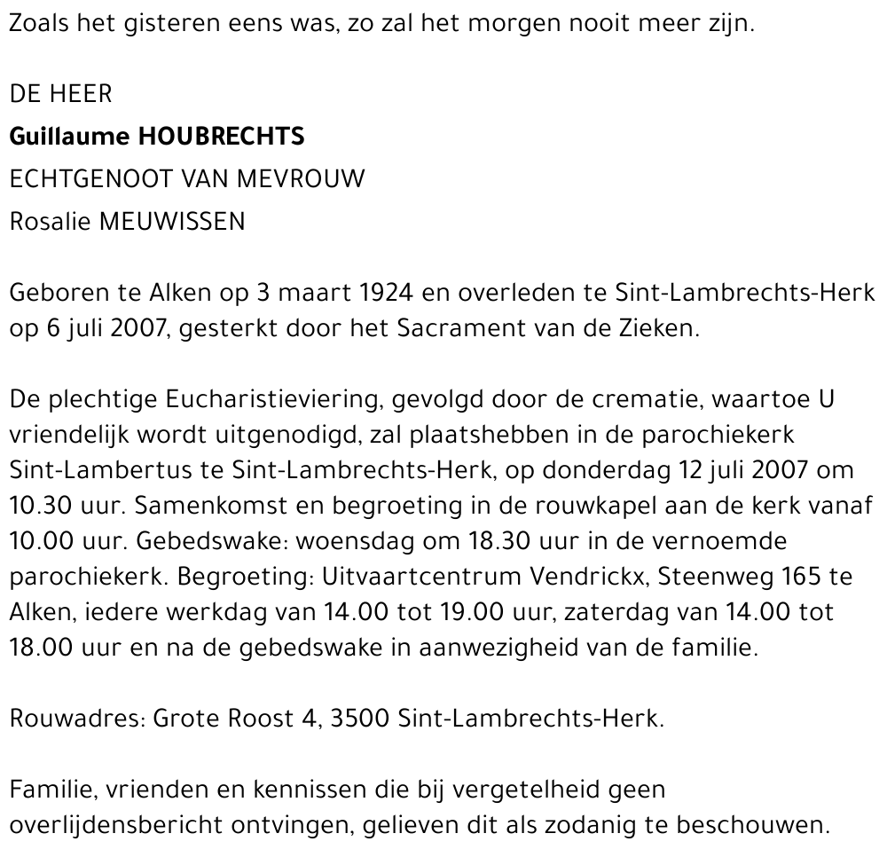 Guillaume Houbrechts