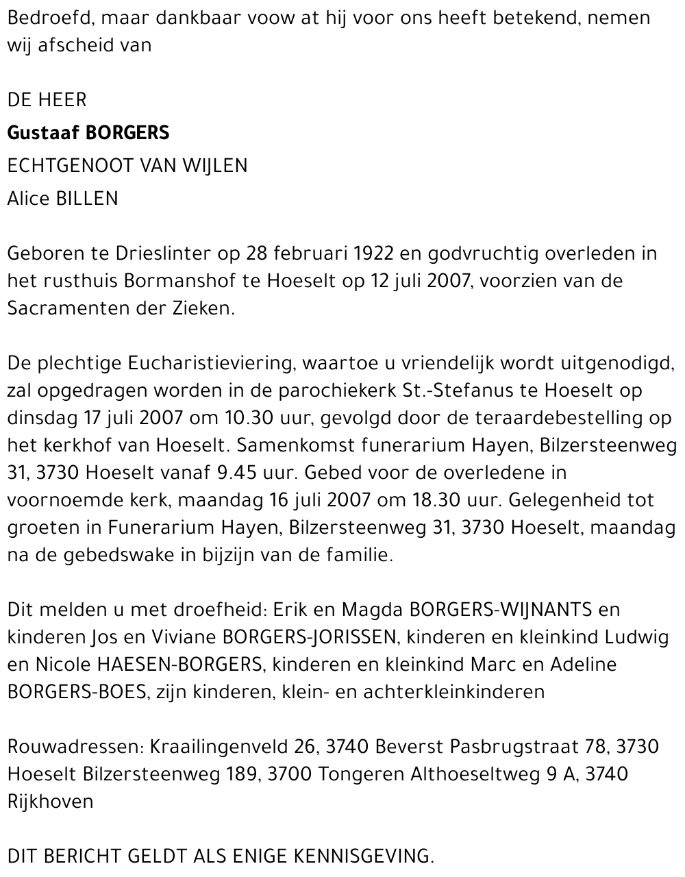Gustaaf Borgers
