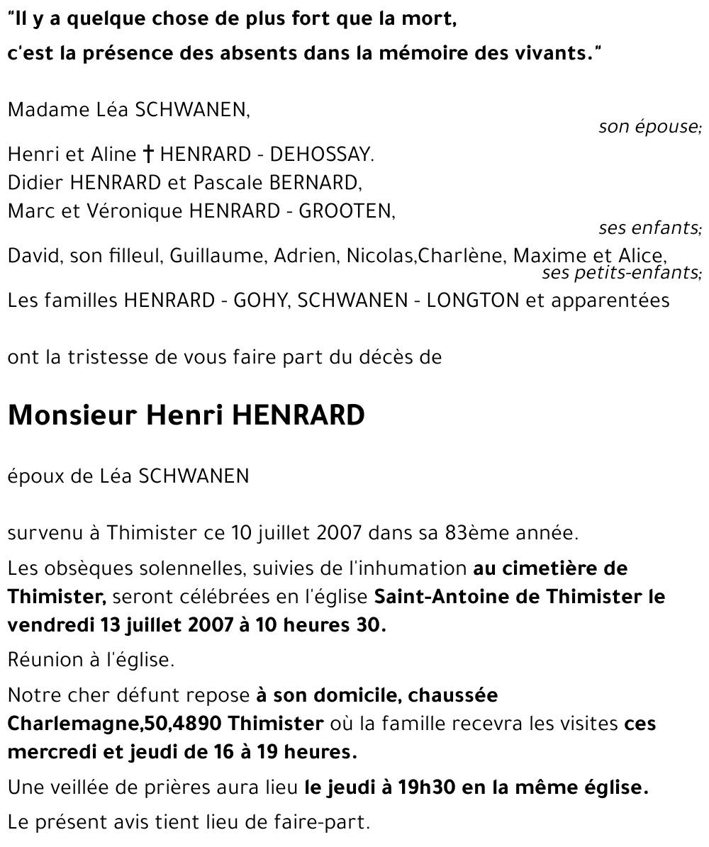 Henri HENRARD