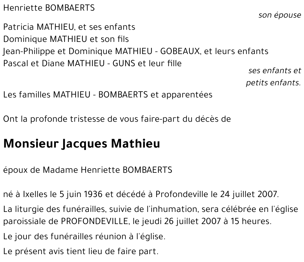 Jacques Mathieu