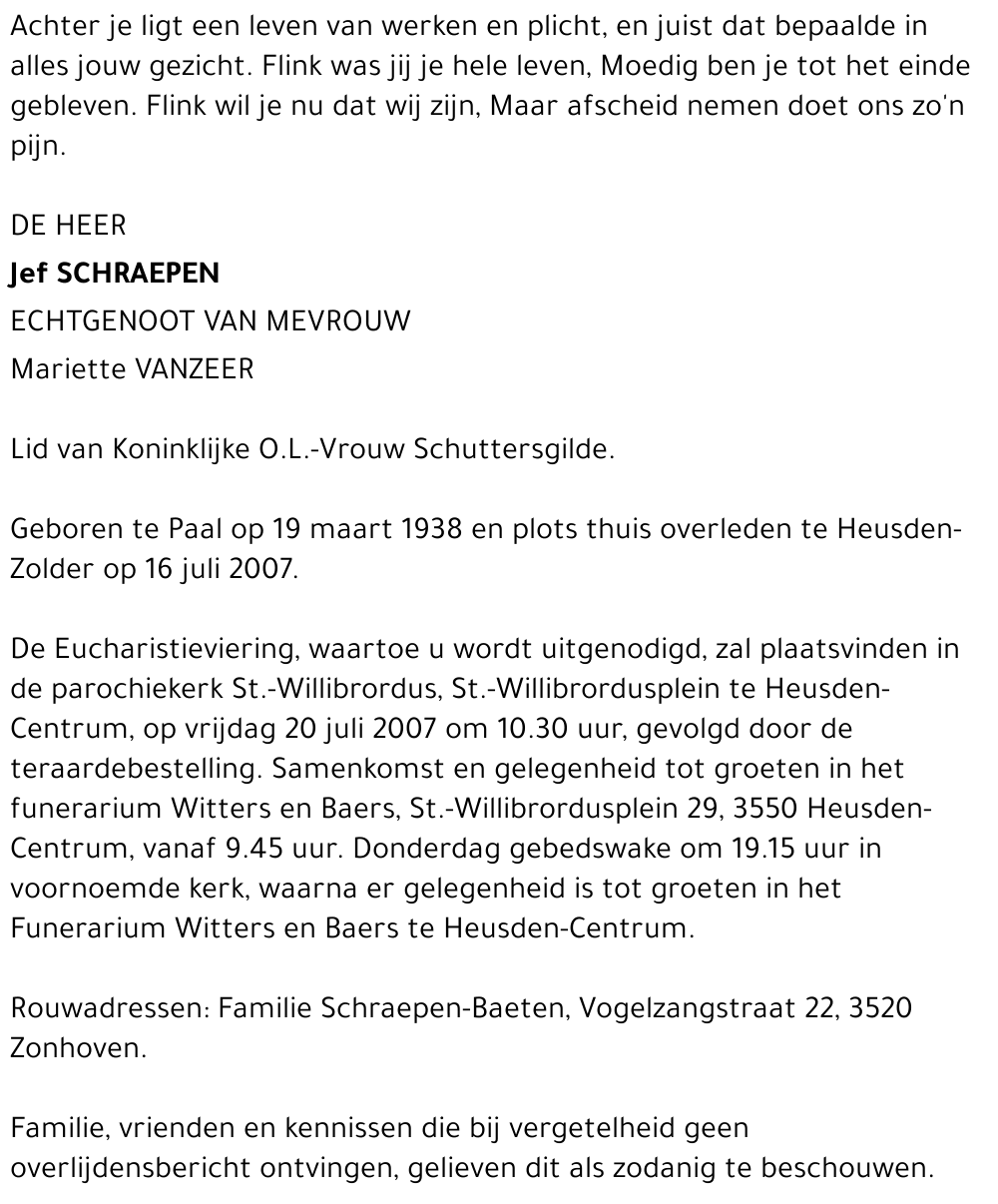 Jef Schraepen