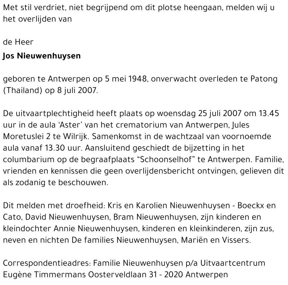 Joseph Nieuwenhuysen