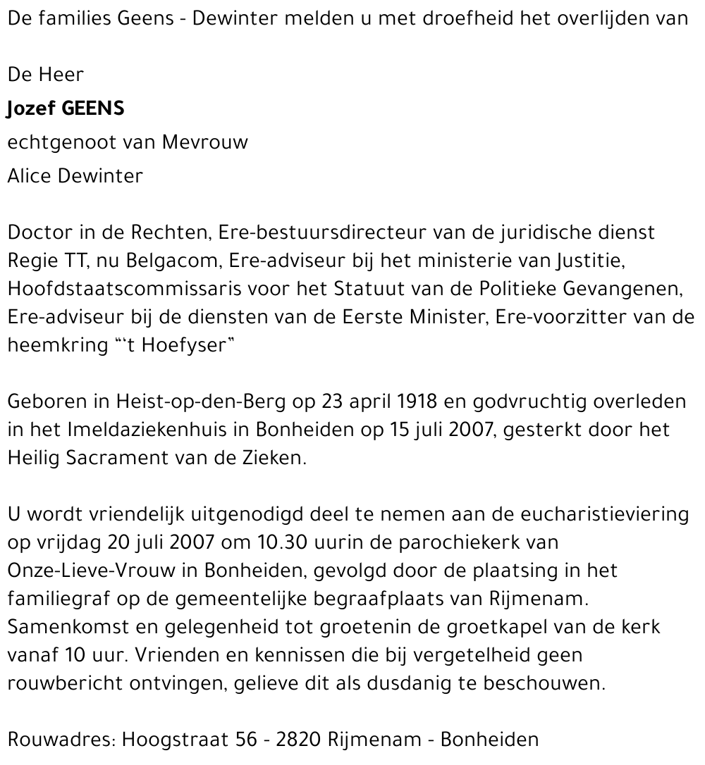 Jozef Geens