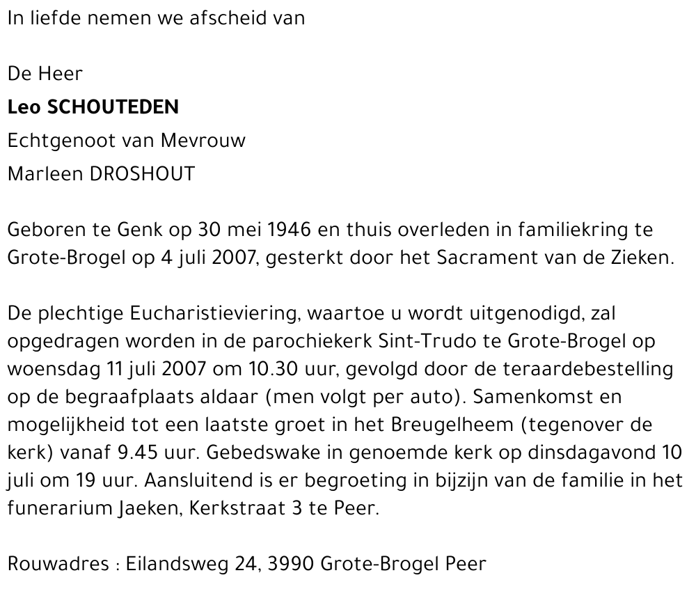 Leo Schouteden
