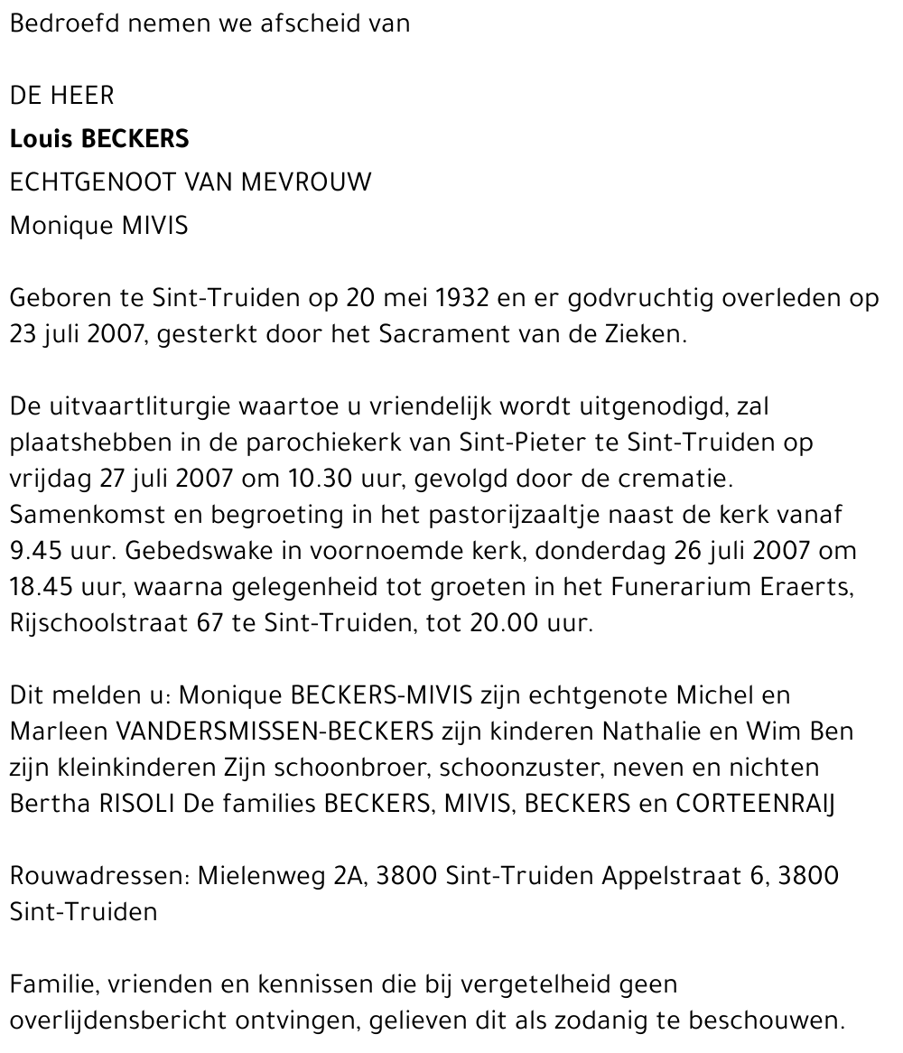 Louis Beckers