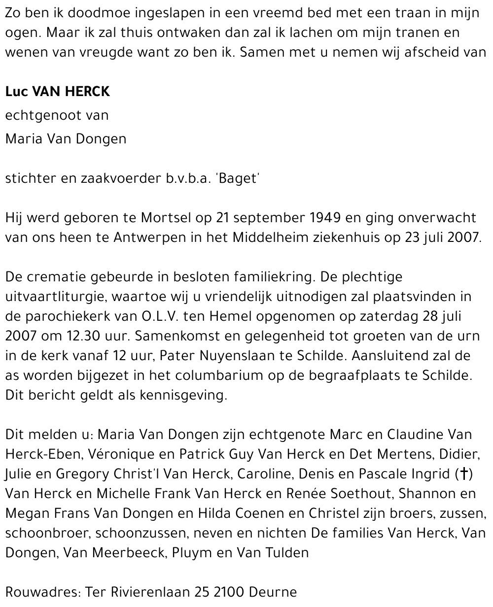 Luc Van Herck