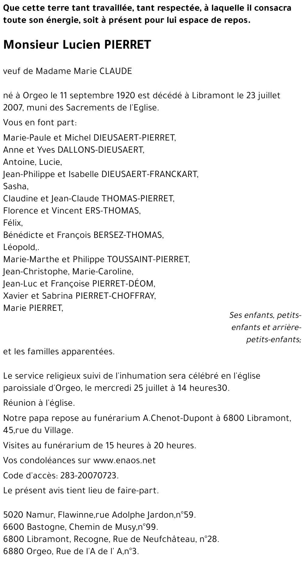 Lucien PIERRET