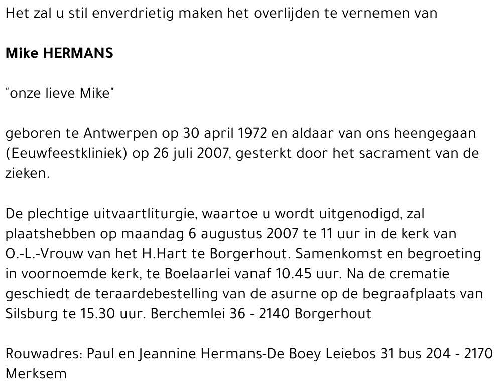 Mike HERMANS