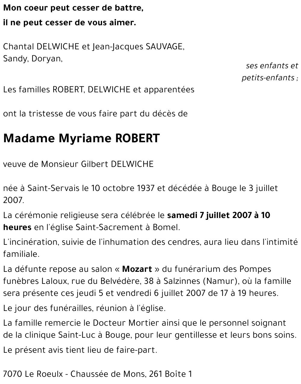 Myriame ROBERT