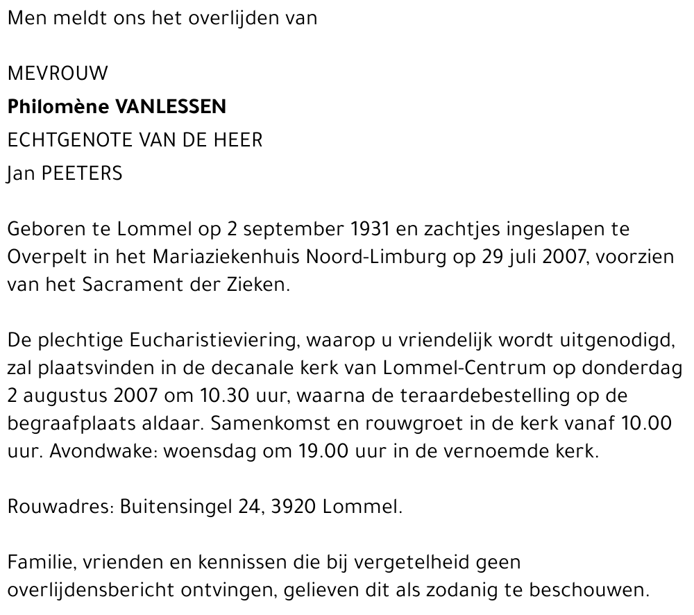 Philomène Vanlessen