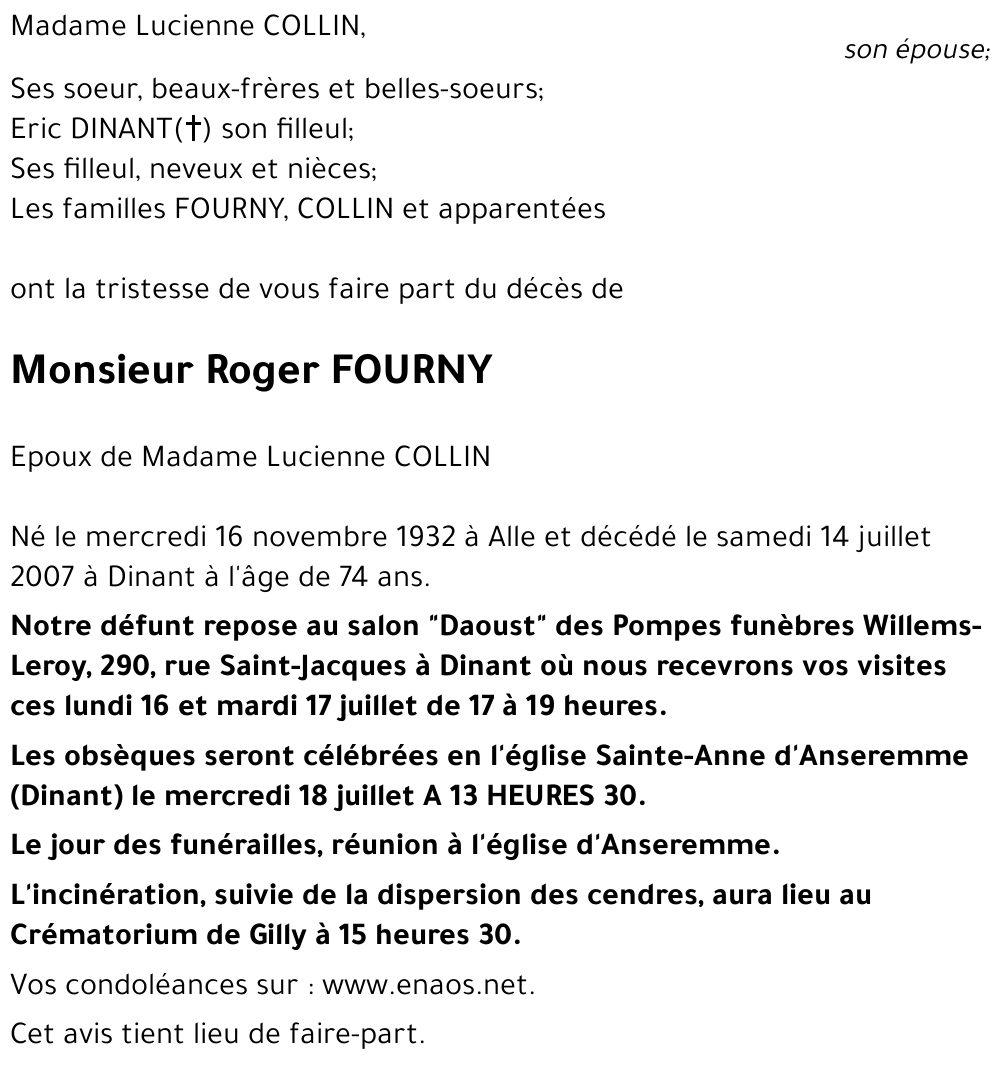 Roger FOURNY