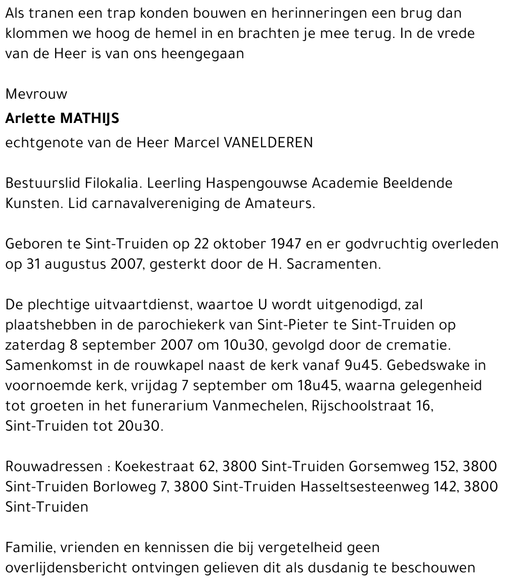 Arlette Mathijs