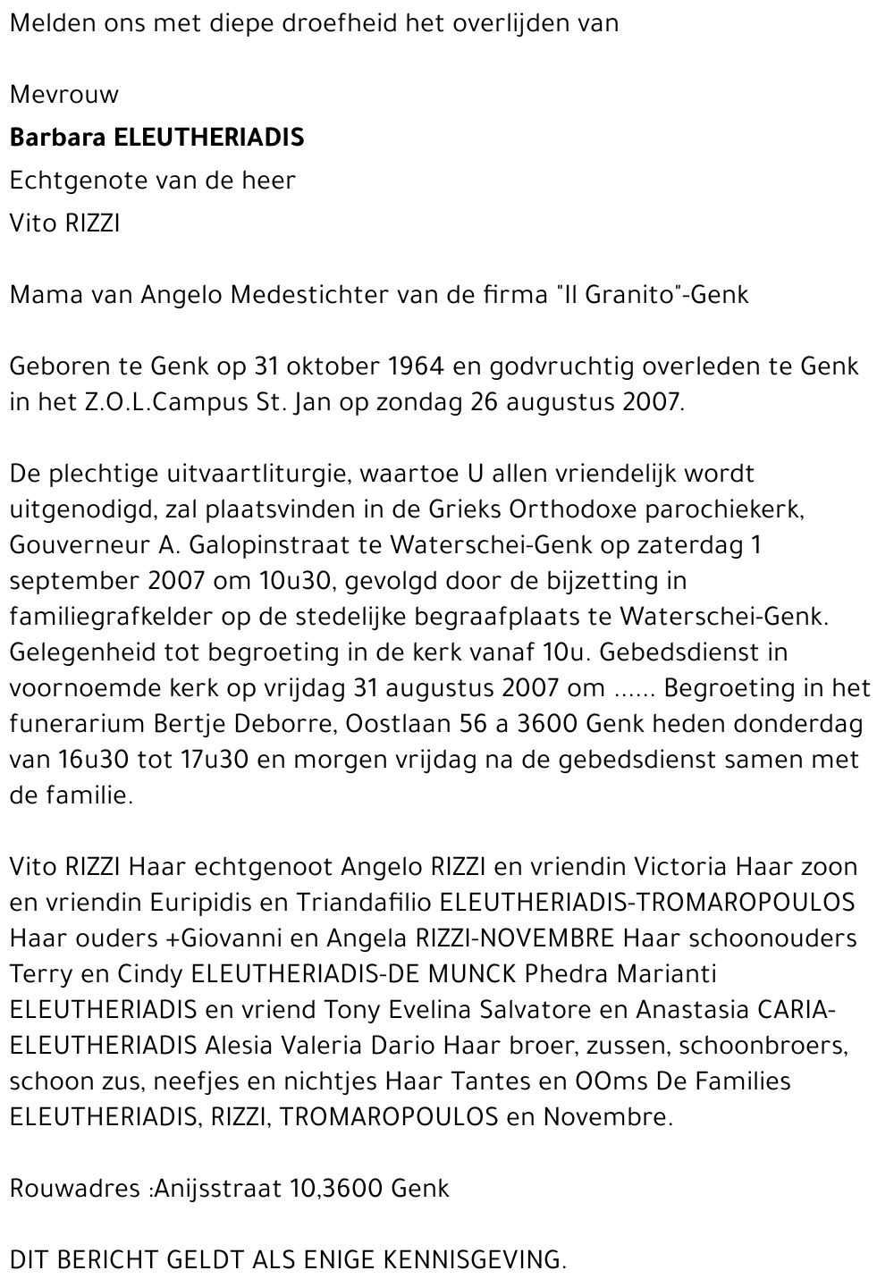 Barbara Eleutheriadis