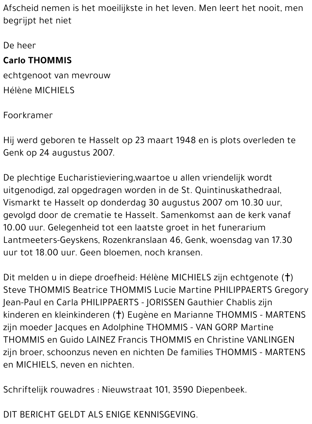 Carlo Julien THOMMIS