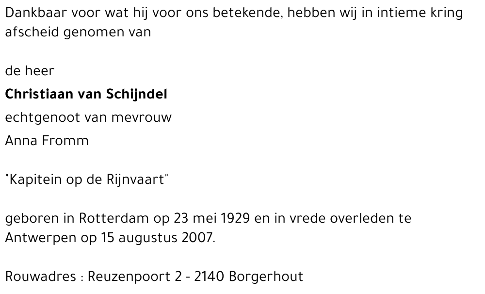 Christiaan van Schijndel