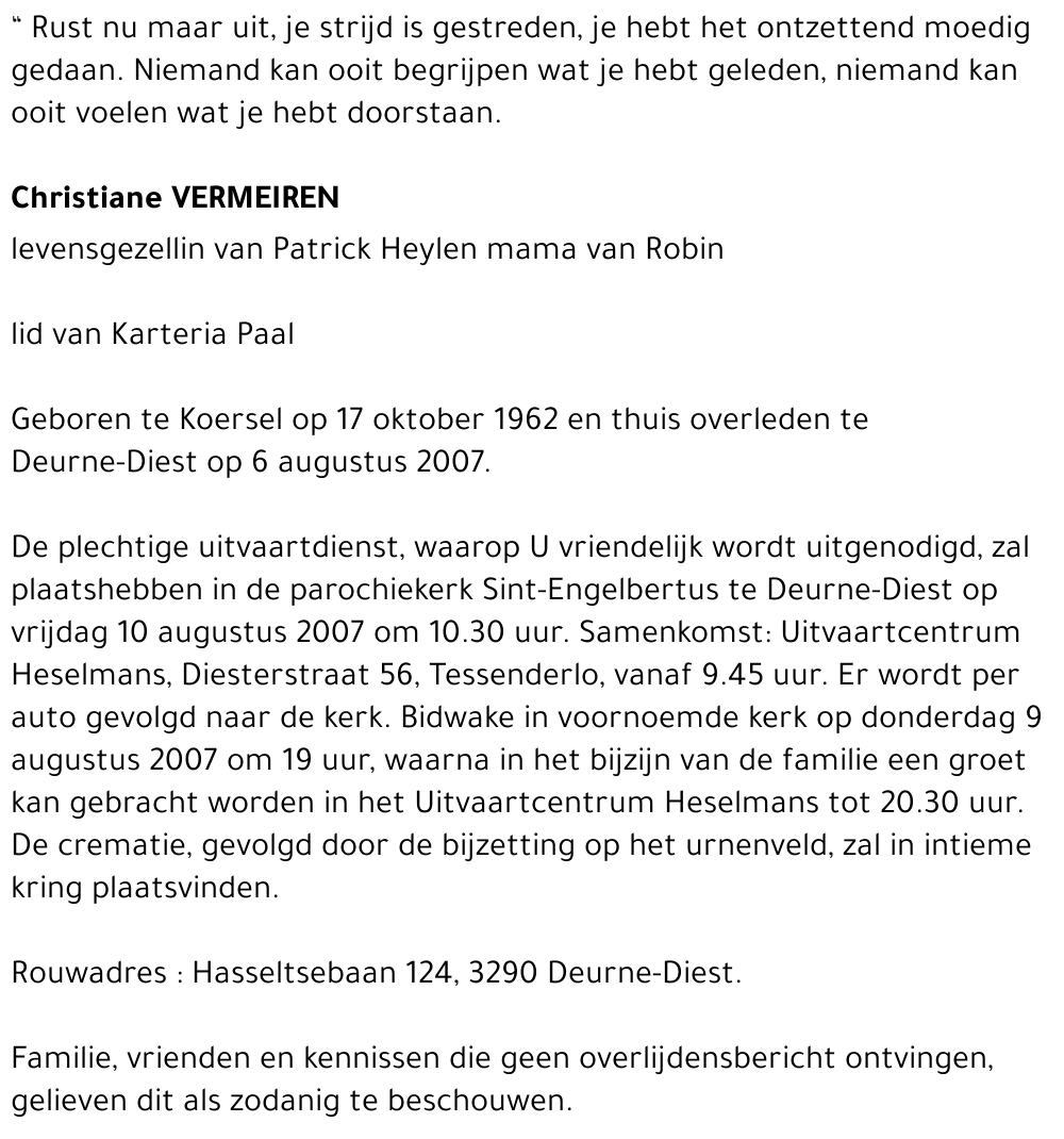 Christiane Vermeiren