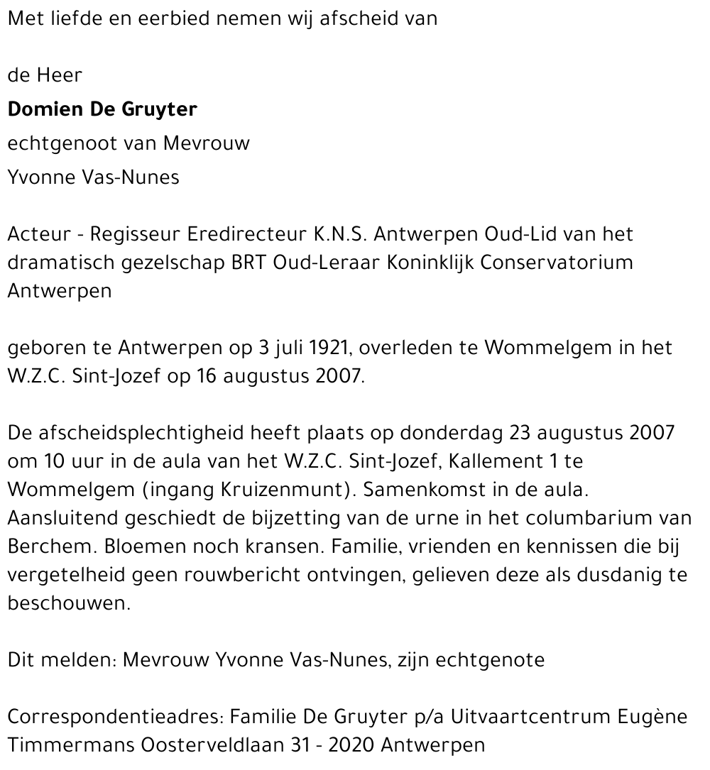 Domien De Gruyter