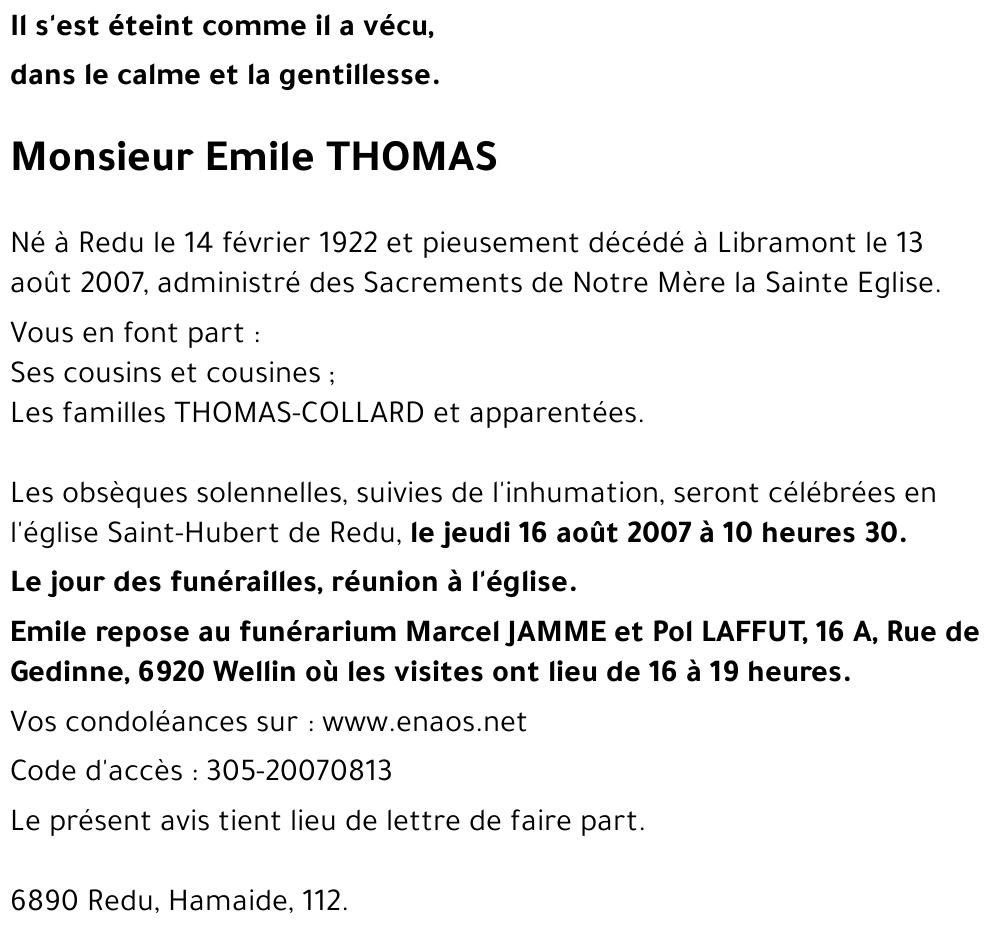 Emile THOMAS