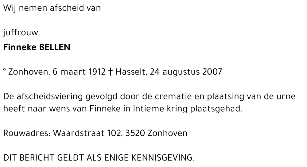 Finneke Bellen