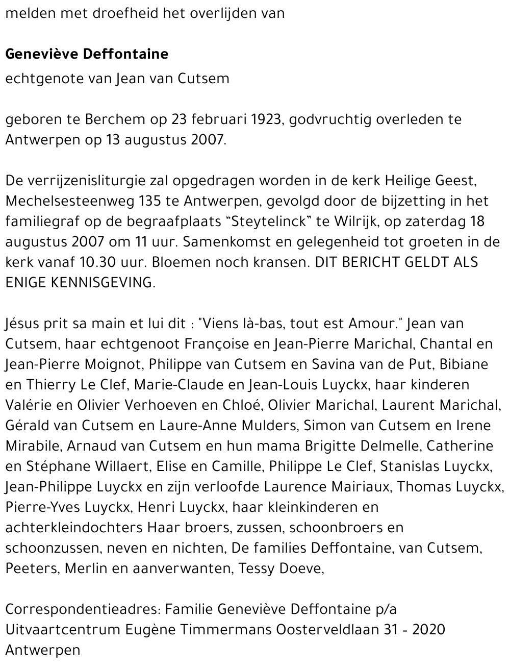 Geneviève Deffontaine