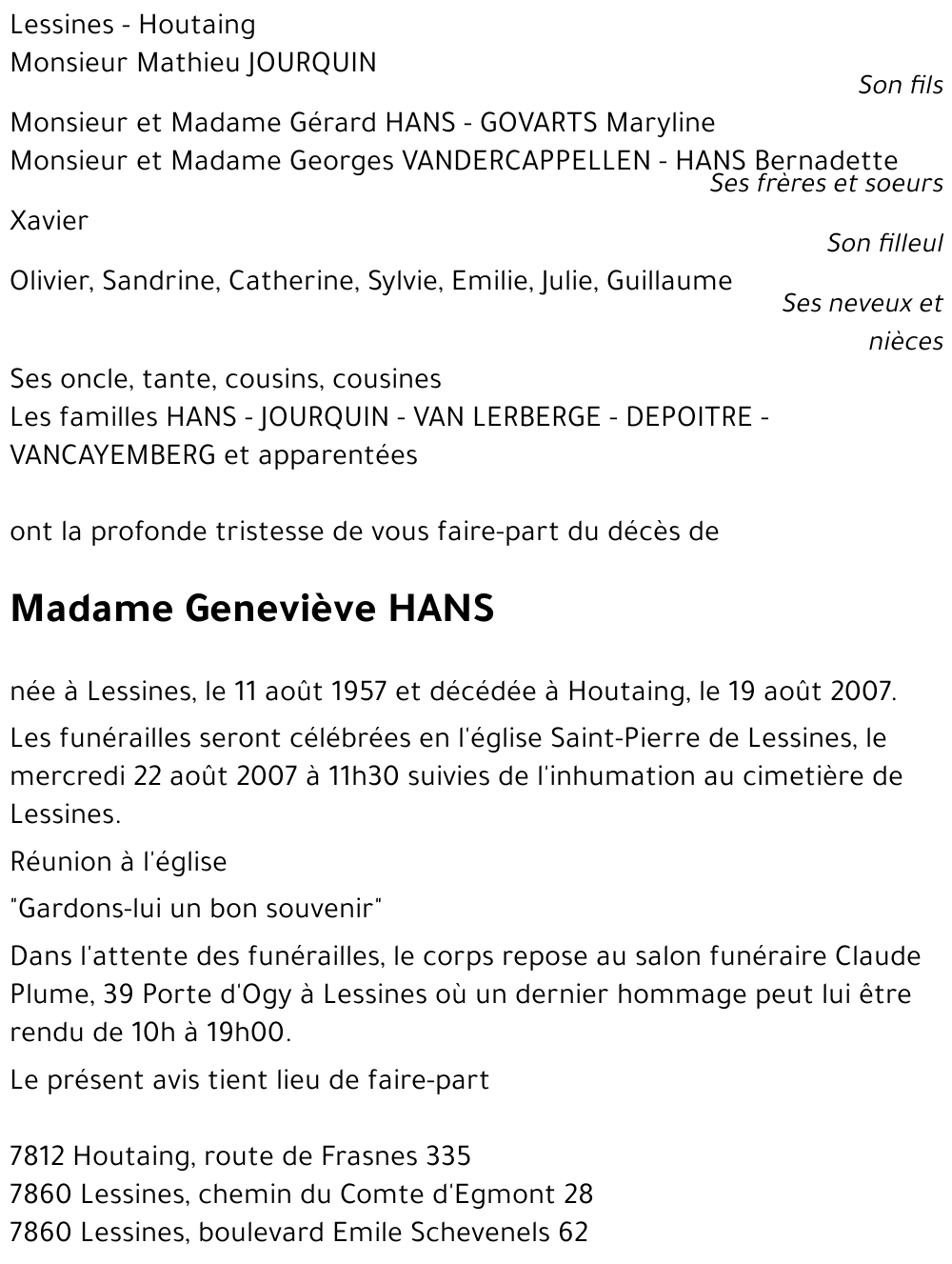 Geneviève HANS