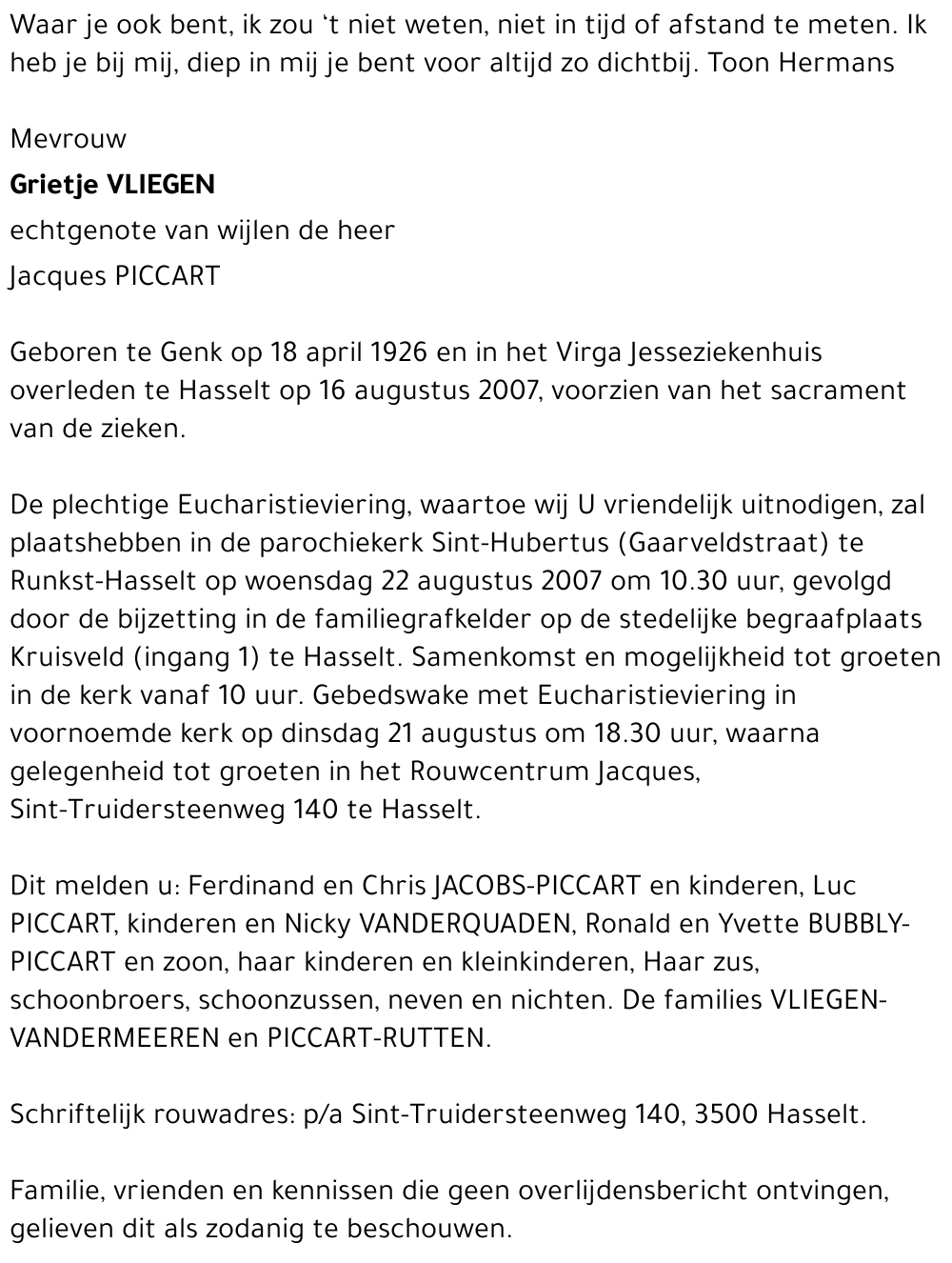 Grietje Vliegen