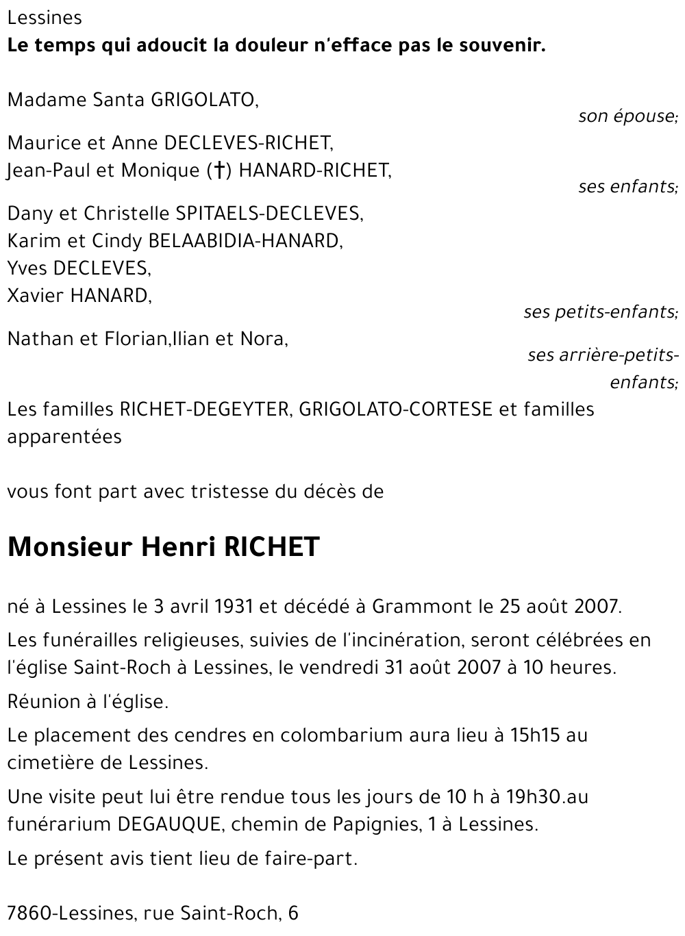 Henri RICHET