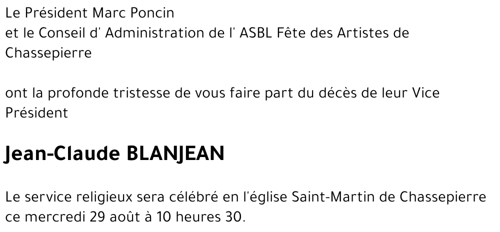 Jean-Claude BLANJEAN