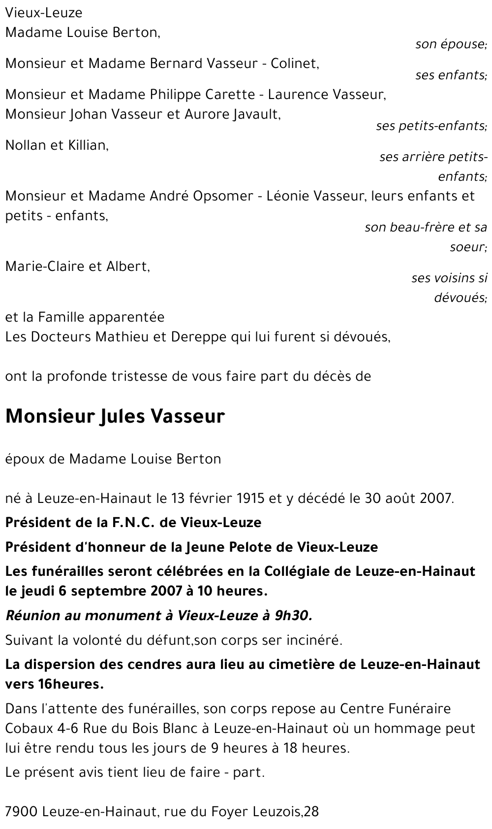 Jules Vasseur