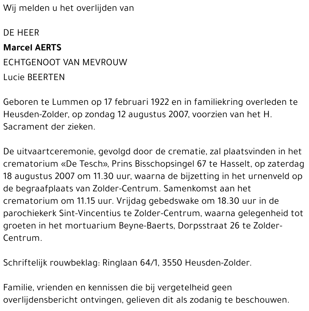Marcel Aerts