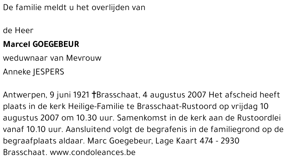 Marcel Goegebeur