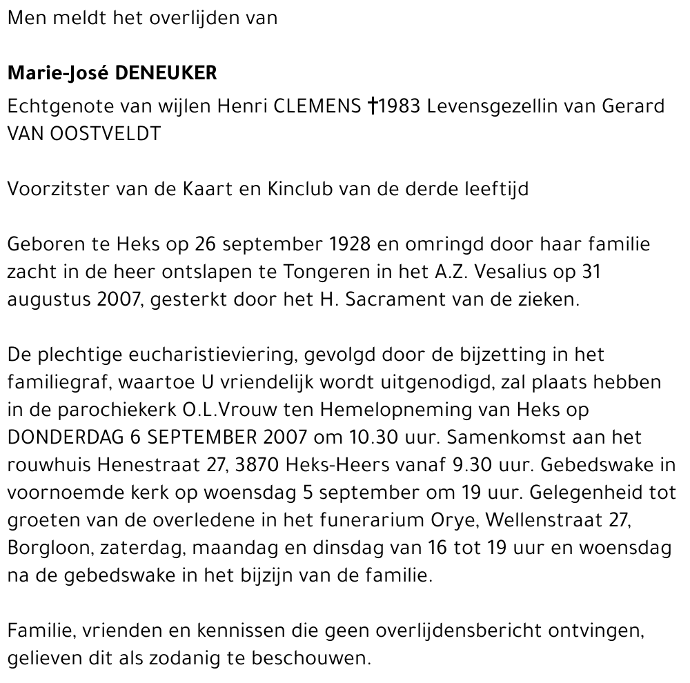 Marie-José Deneuker