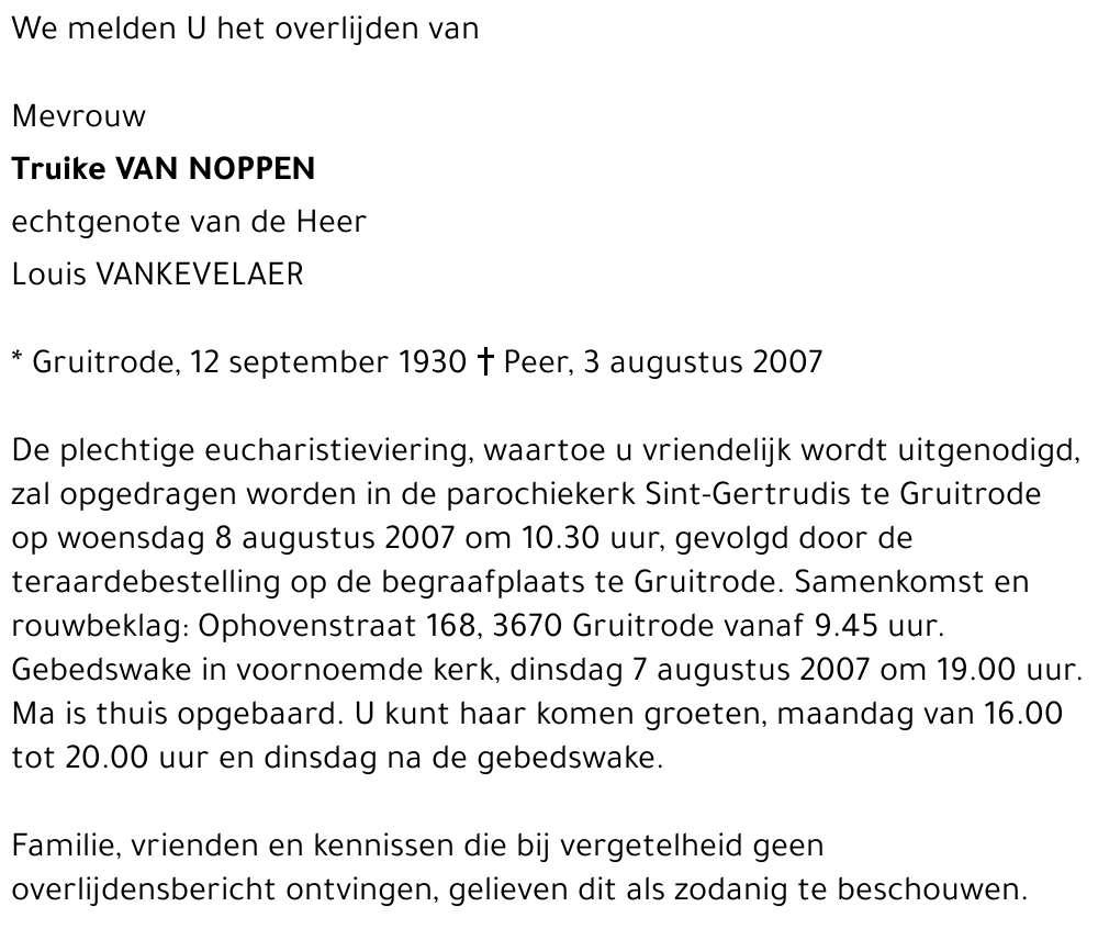 Truike Van Noppen