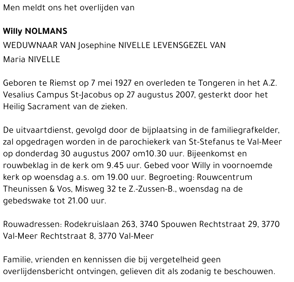 Willy Nolmans