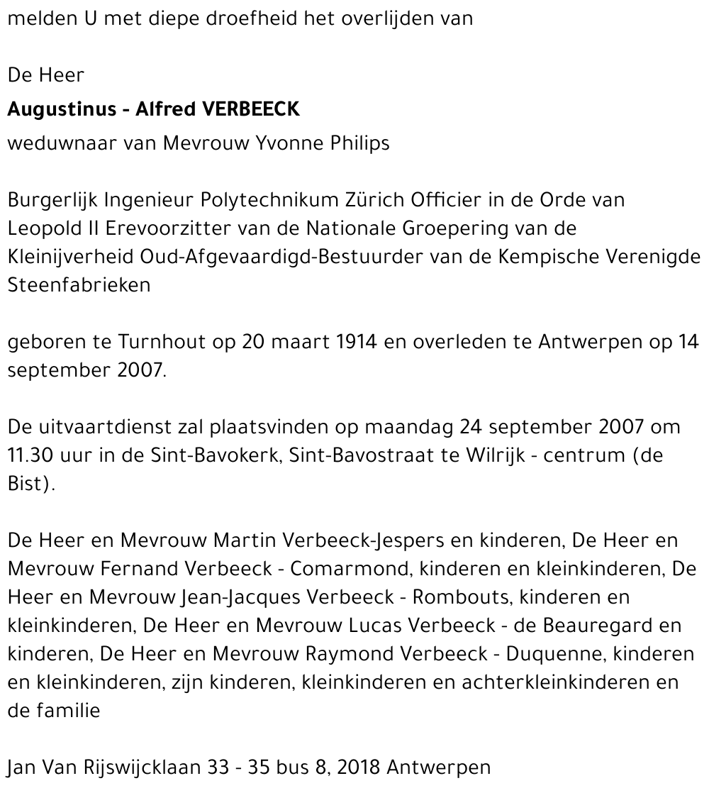 Augustinus-Alfred Verbeeck