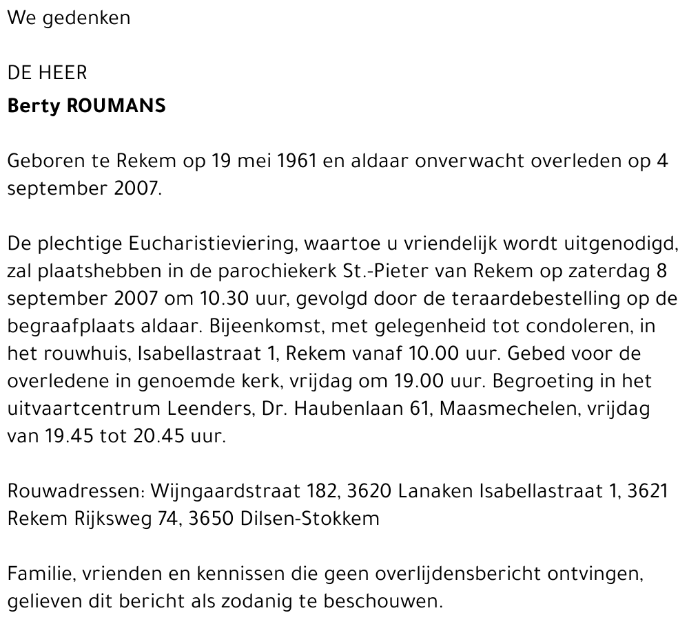 Berty Roumans