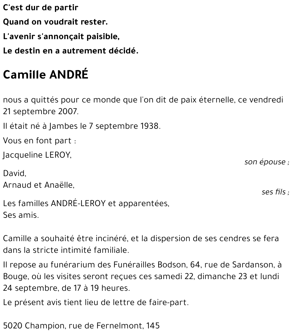 Camille ANDRÉ