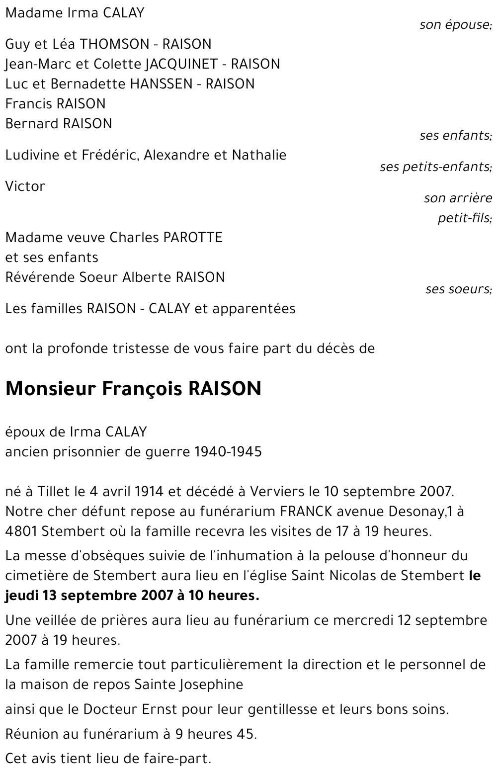 François RAISON