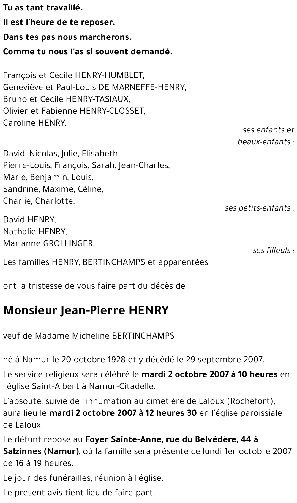 Jean-Pierre HENRY