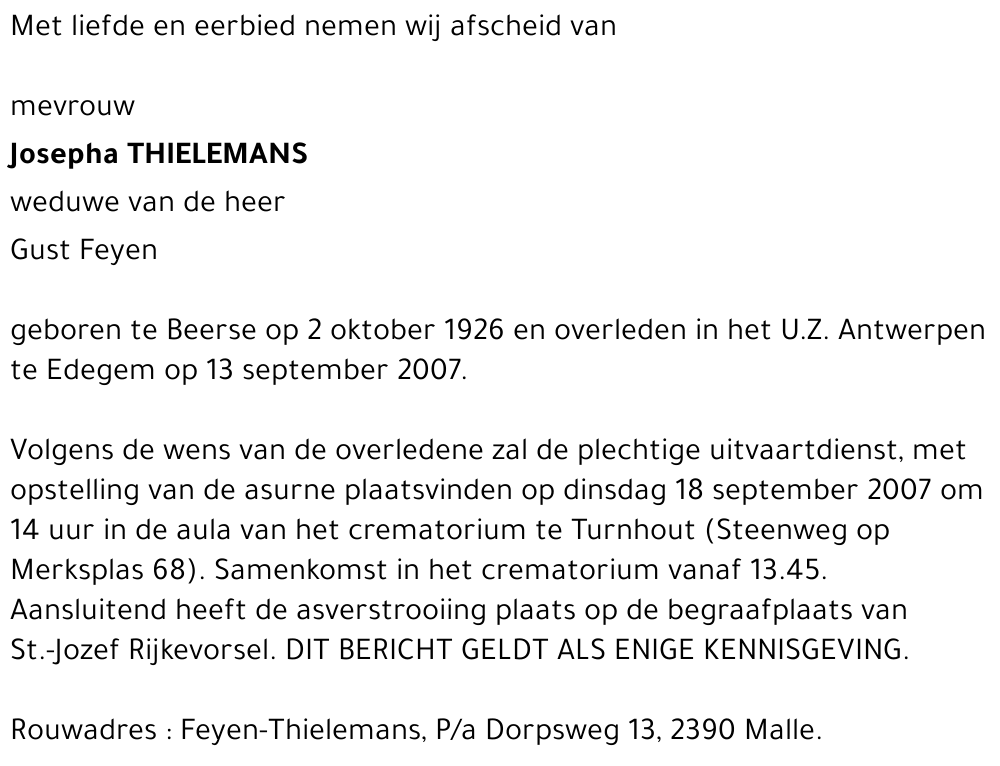 Josepha Thielemans