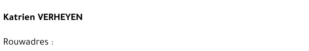 Katrien VERHEYEN