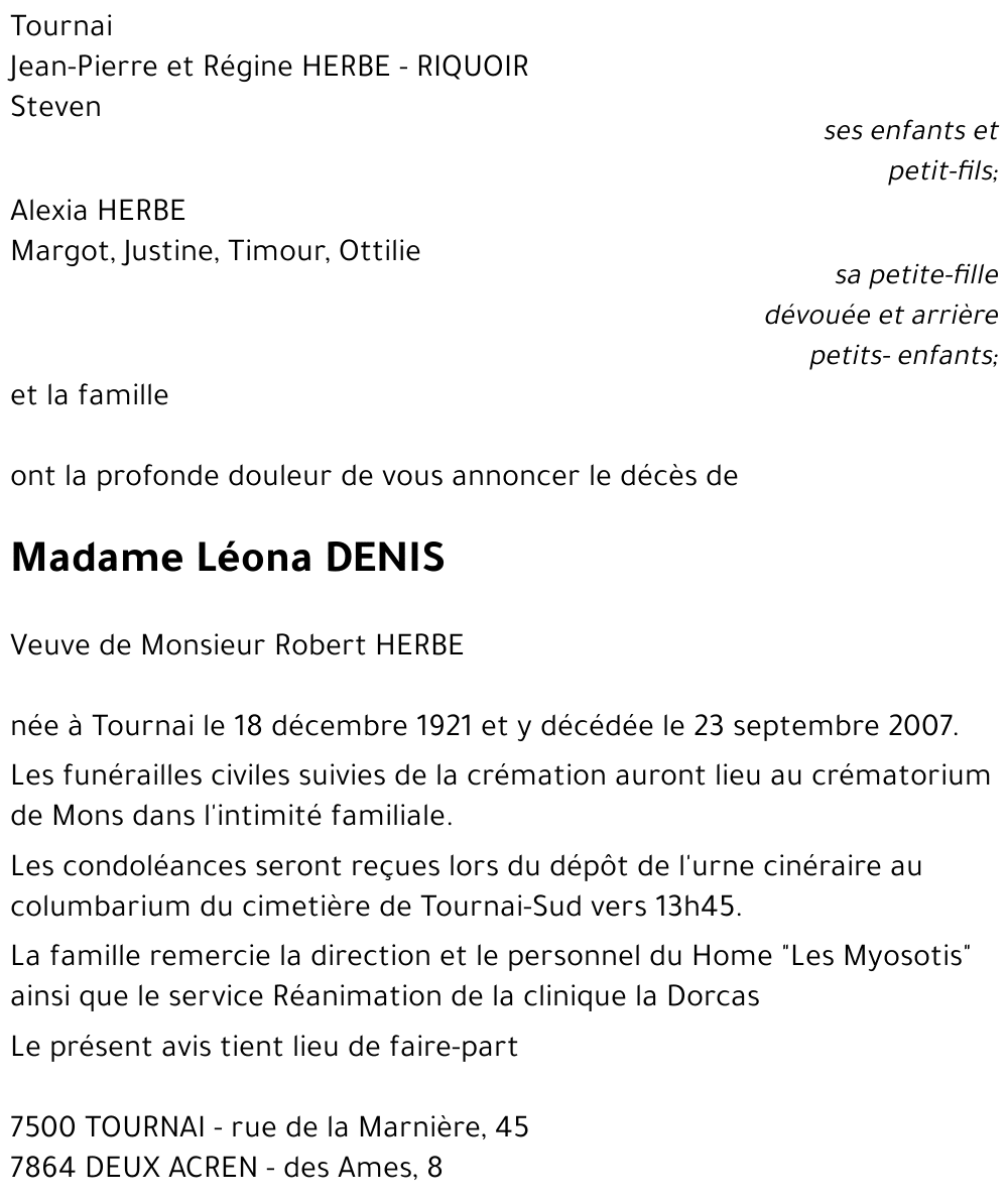 Léona DENIS