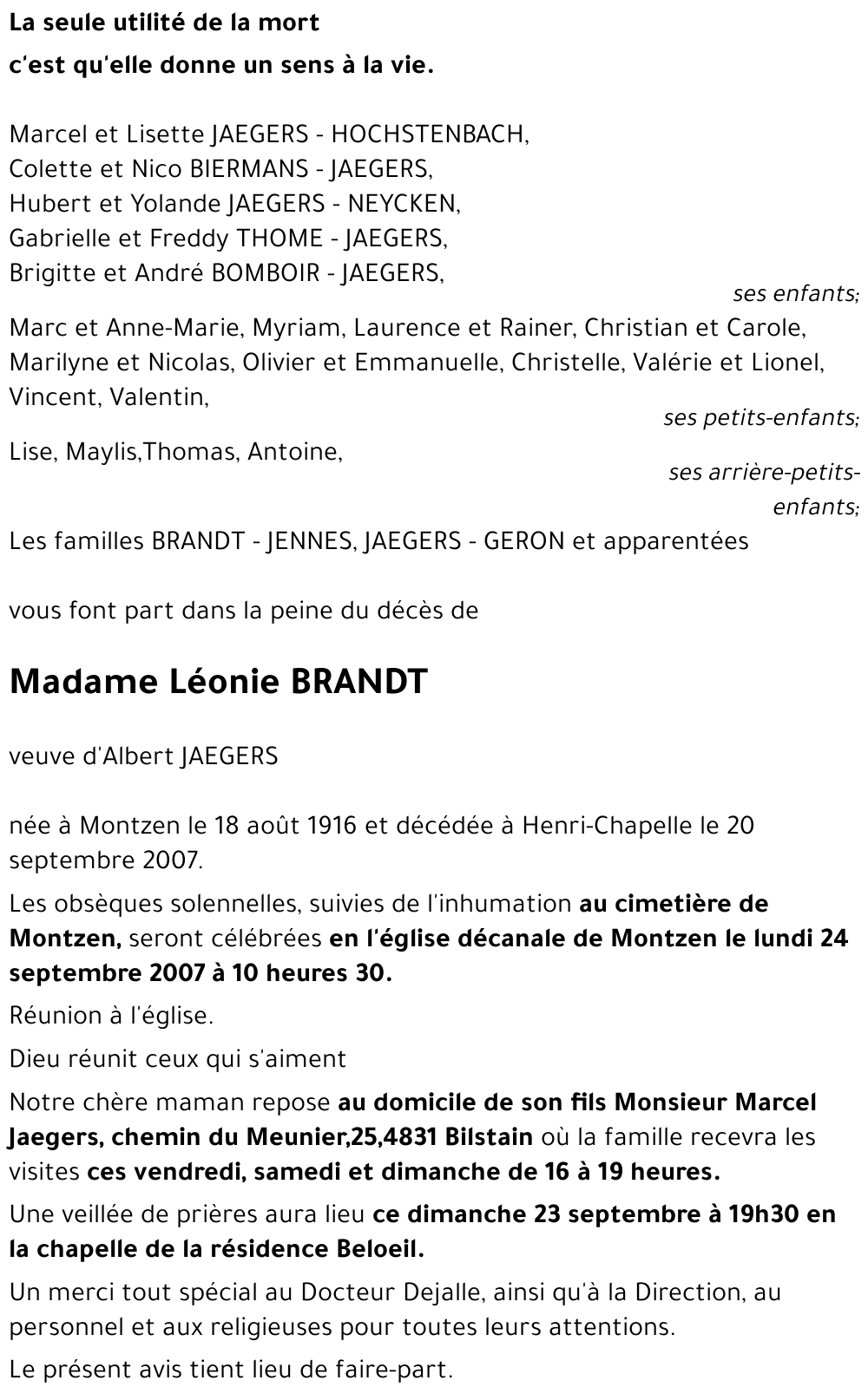 Léonie BRANDT