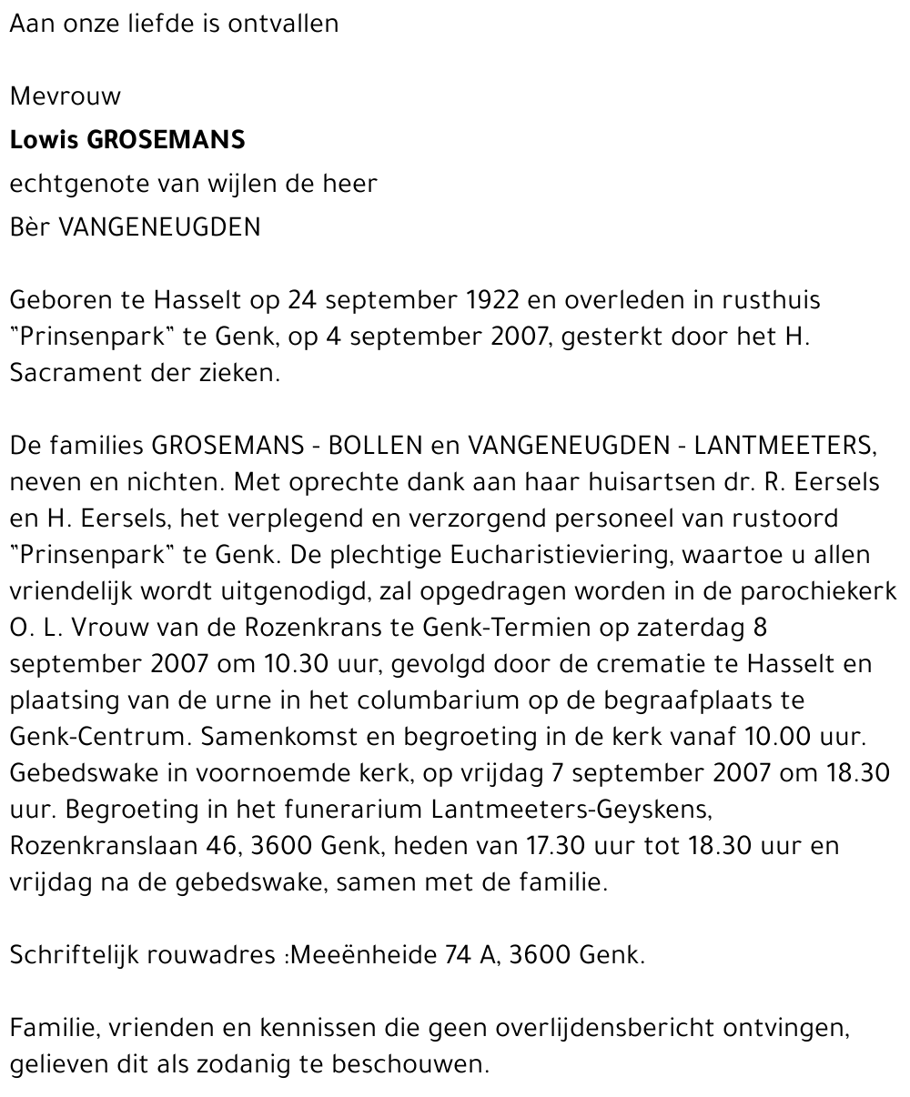 Lowis GROSEMANS