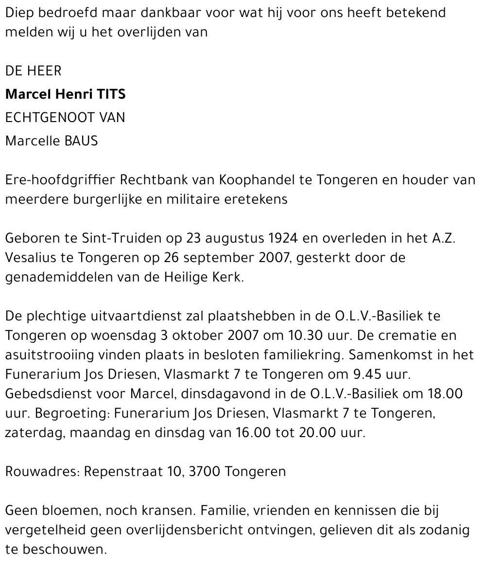 Marcel Henri Tits